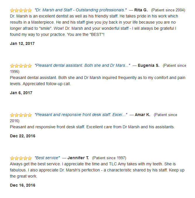 dr. steve marsh dental implant reviews